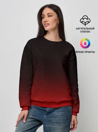Женский свитшот / RED CARBON