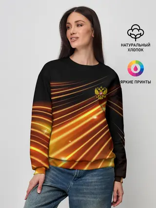 Женский свитшот / Russia Sport 2018 uniform