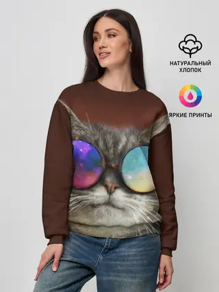 Женский свитшот / котейки