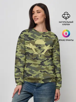 Женский свитшот / ВДВ. Никто кроме нас