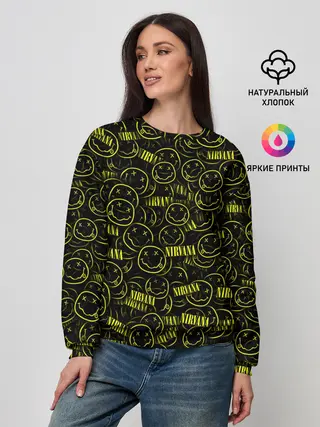 Женский свитшот / Нирвана