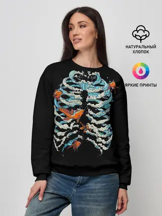 Женский свитшот / Ребра из Воды