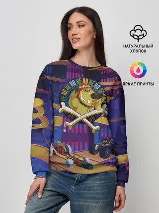 Женский свитшот / Muttley HE HE HE