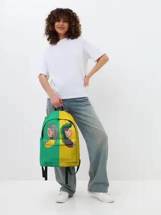 Рюкзак джинсовый / Бестия