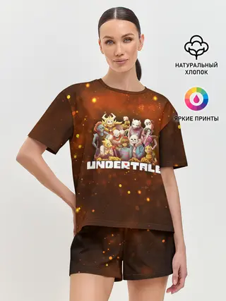 Женская пижама с шортами / UNDERTALE