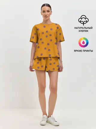 Женская пижама с шортами / CoronaVirus