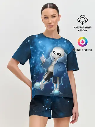 Женская пижама с шортами / UNDERTALE