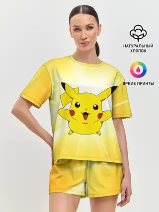 Женская пижама с шортами / Пика Пика