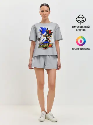 Женская пижама с шортами / SONIC & SHADOW