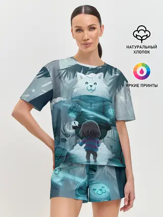 Женская пижама с шортами / UNDERTALE