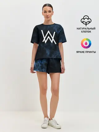 Женская пижама с шортами / Alan Walker