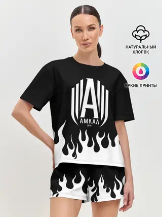 Женская пижама с шортами / Амкал