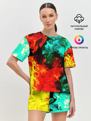 Женская пижама с шортами / БИТВА ОГНЕЙ