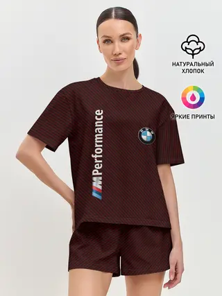 Женская пижама с шортами / BMW CARBON