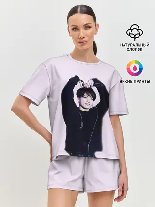 Женская пижама с шортами / BTS
