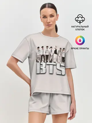 Женская пижама с шортами / BTS