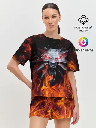 Женская пижама с шортами / ВЕДЬМАК