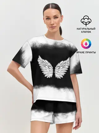 Женская пижама с шортами / Im an angel
