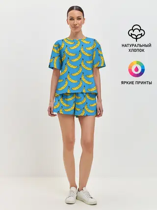 Женская пижама с шортами / Go Bananas