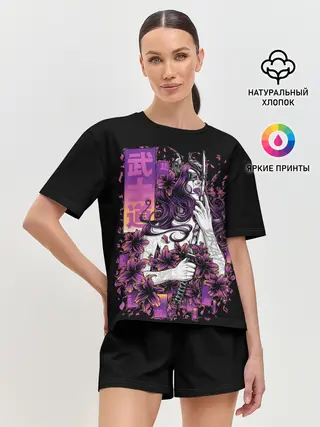 Женская пижама с шортами / Катана