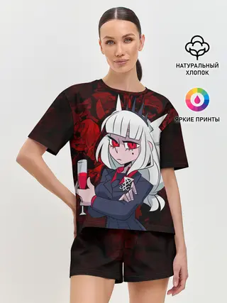 Женская пижама с шортами / HELLTAKER LUCIFER
