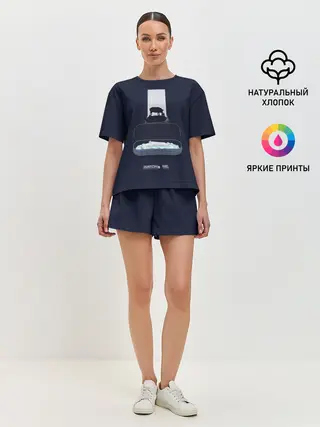 Женская пижама с шортами / Чёрное зеркало