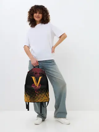 Рюкзак джинсовый / CYBERPUNK 2077 / VALENTINO.