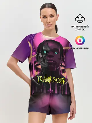 Женская пижама с шортами / TRAVIS SCOTT+FORTNITE