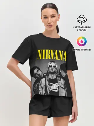 Женская пижама с шортами / NIRVANA