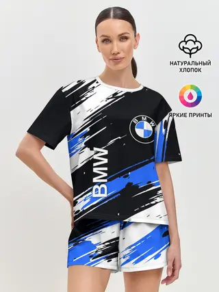 Женская пижама с шортами / BMW