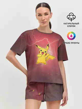 Женская пижама с шортами / Pokemon