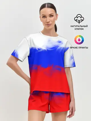 Женская пижама с шортами / Россия.