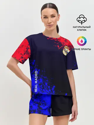 Женская пижама с шортами / Real Madrid