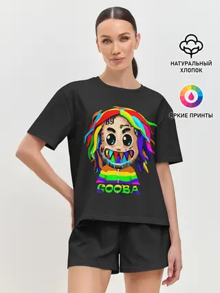 Женская пижама с шортами / 6IX9INE