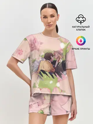 Женская пижама с шортами / Дазай и Чуя