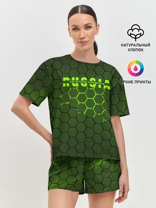 Женская пижама с шортами / Russia