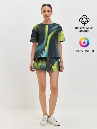 Женская пижама с шортами / Wave