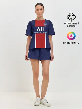 Женская пижама с шортами / Mbappe home 20-21