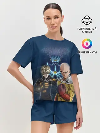 Женская пижама с шортами / Сайтама и соперники