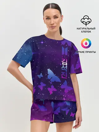 Женская пижама с шортами / BTS