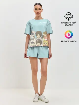 Женская пижама с шортами / Ученик Чудовища персонажи
