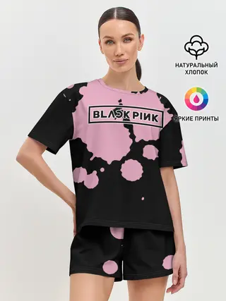 Женская пижама с шортами / BlackPink