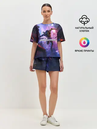 Женская пижама с шортами / Ghostrunner