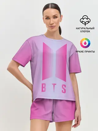 Женская пижама с шортами / BTS