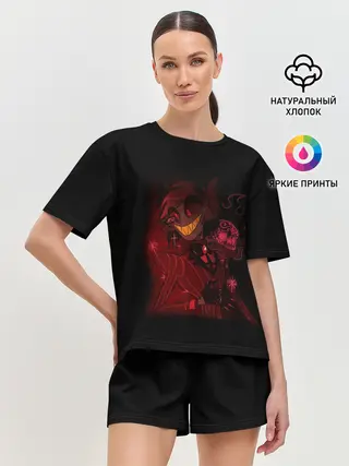 Женская пижама с шортами / Отель Хазбин