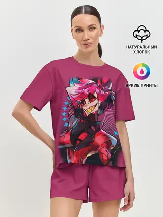 Женская пижама с шортами / Отель Хазбин