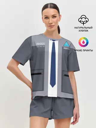 Женская пижама с шортами / Detroit:become