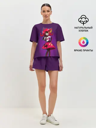 Женская пижама с шортами / Отель Хазбин