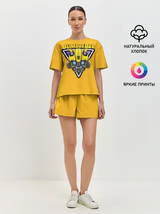 Женская пижама с шортами / Трансформеры Bumblebee