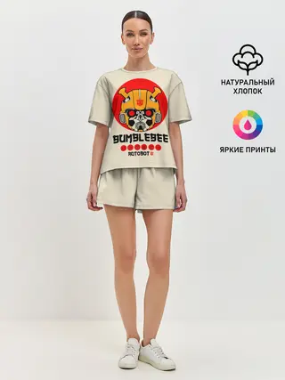 Женская пижама с шортами / Трансформеры